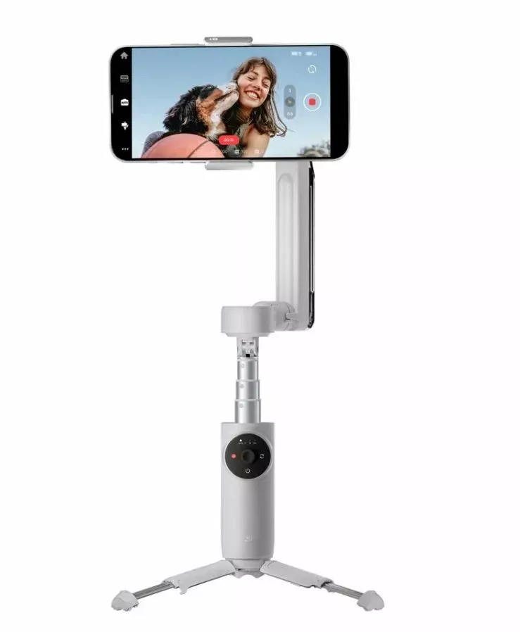 Умный стабилизатор Insta 360 Flow Al-Powered Smartphone Stabilizer серый - фото - 25